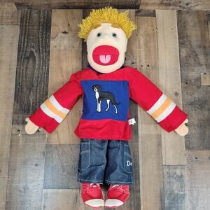 Sunny Hand Puppet Toy 2005 Boy Full Body 27" Ventriloquist Dog Clothing GS4711